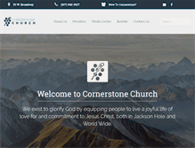 Tablet Screenshot of cornerstonejh.com